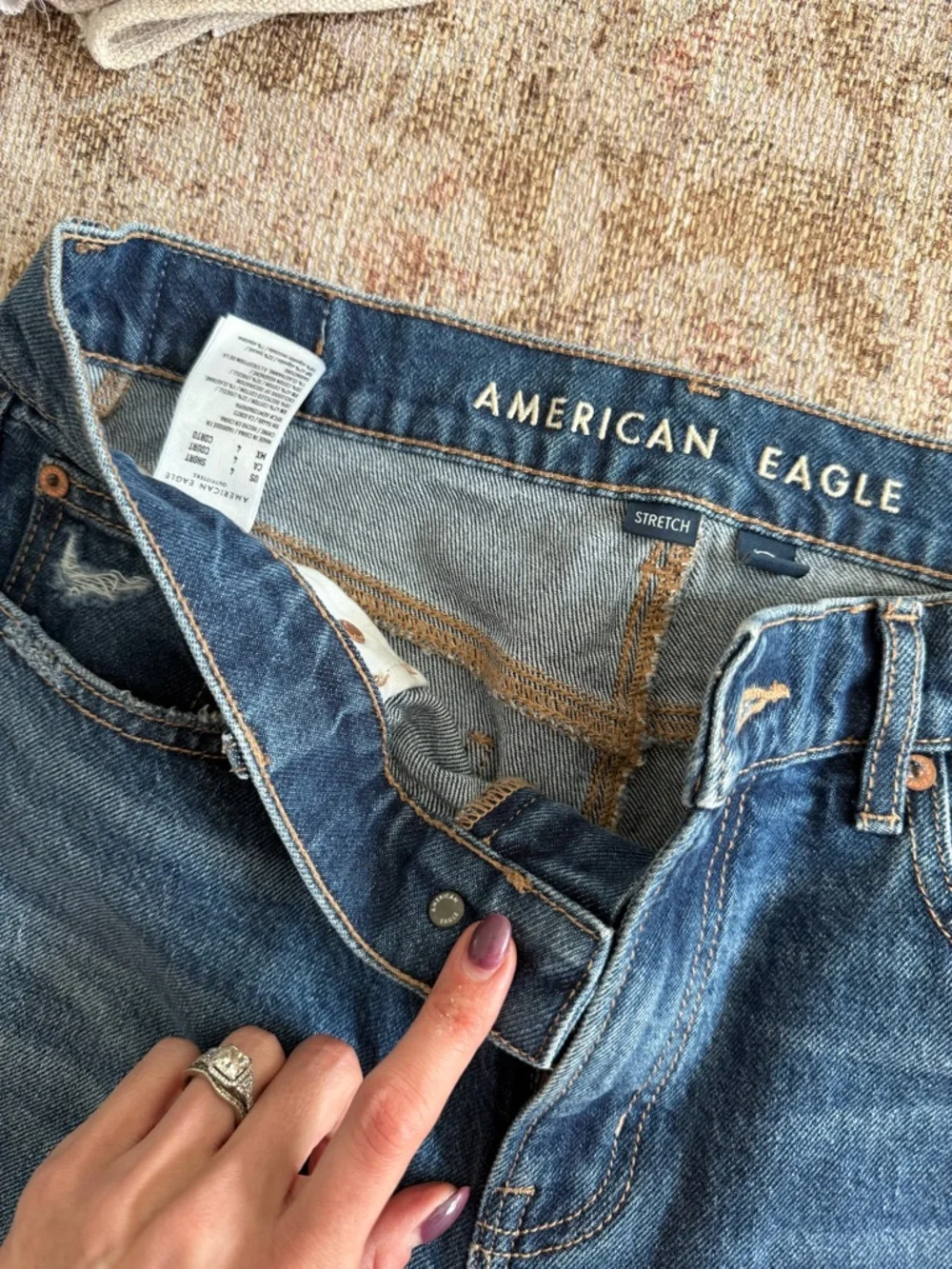 Lot of (4) Sz 6 Baggy Jeans | AE | Lucky - Picture 5 of 12